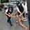 Essa foi a primeira manifestação do grupo femen nos Jogos de Londres. Foto: AFP