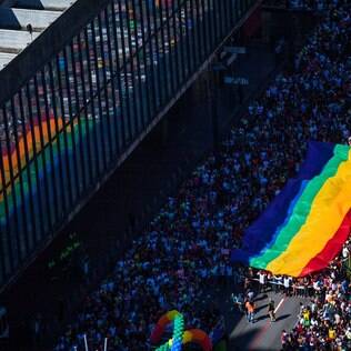 A Parada do Orgulho LGBT de São Paulo é também uma das maiores do mundo
