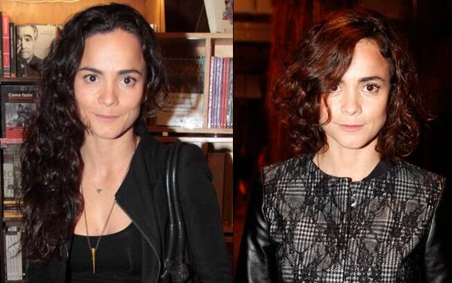 Alice Braga, antes e depois. Atriz corta o cabelo para interpretar editora de moda em filme