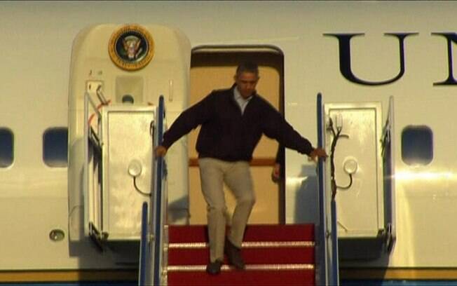 Presidente dos EUA retornava a Washington de viagem à Flórida