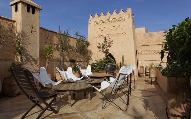 Riad típico no Marrocos