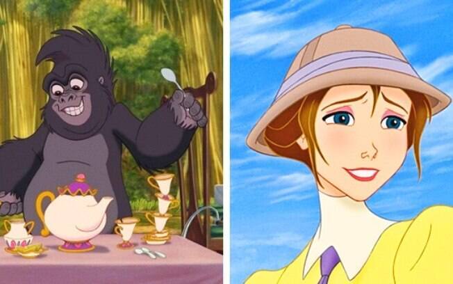 Jane, do Tarzan, é neta da Bela
