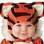 Outra fantasia fofa para bebês: tigre. De Bella Collezione. Foto: Divulgação/Bella Collezione