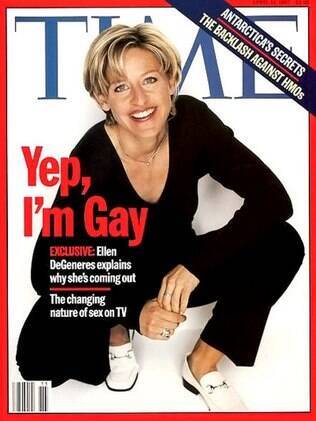 Ellen DeGeneres na capa da revista