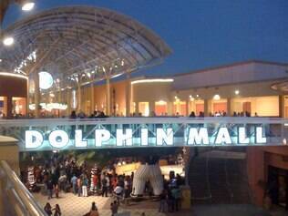 Dolphin Mall, próximo ao aeroporto de Miami