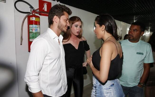 Marina e Klebber colocaram o papo em dia com Anitta