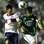 Ciro, do Bahia, briga pela bola com o palmeirense Wellington. Foto: Futura Press