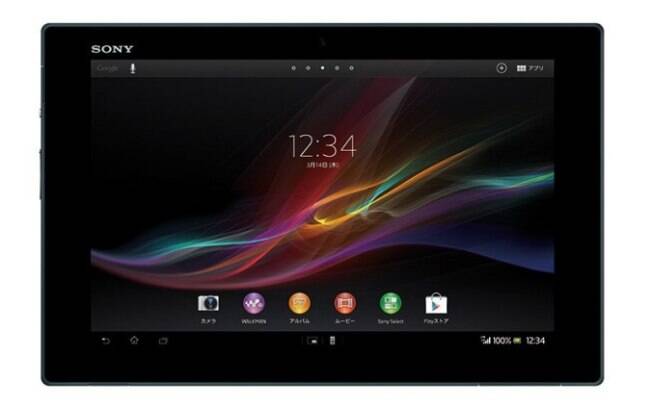 Xperia Tablet Z, da Sony, possui proteção contra líquidos e pó