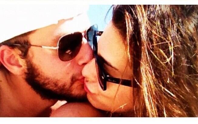 Fernanda Paes Leme em clima de romance com o namorado, Bruno Moraes