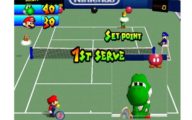 Mario Tennis (Camelot Software/Nintendo, 2000). Foto: Reprodução