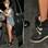 Rihanna também gostou dos tênis com salto embutido. Foto: Brainpix