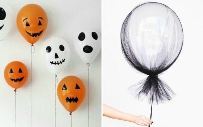 Os balões temáticos podem abrilhantar sua festa de Halloween Os balões temáticos podem abrilhantar sua festa de Halloween