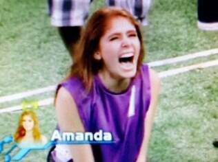 Amanda é a primeira líder do reality