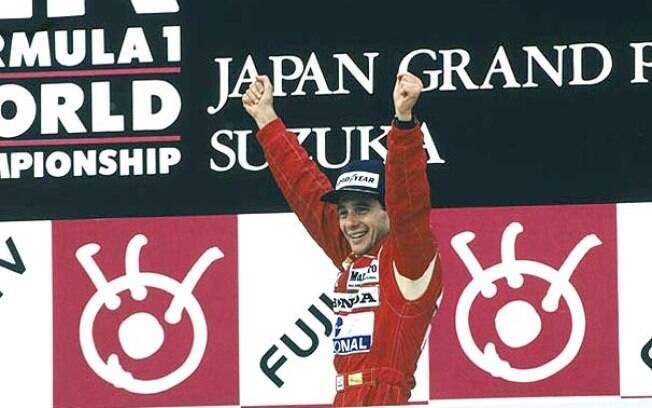 Em 1988, Senna chegou à oitava vitória e alcançou seu primeiro título em Suzuka. Foto: Reprodução