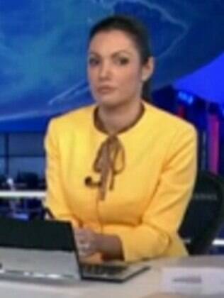 Roupa de Patricia Poeta no Jornal Nacional vira piada nas redes sociais