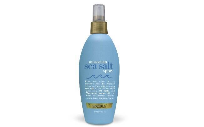 Sea Salt Spray, da Organix, promete modelar os fios sem deixa-los com aspecto pesado ou oleoso l R$78. Foto: Divulgação