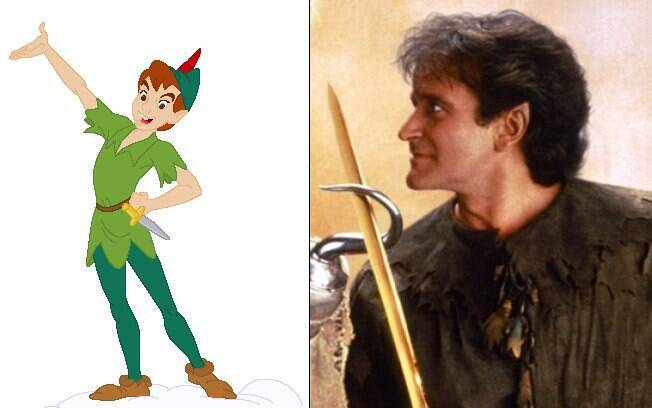 Robin Williams foi o Peter Pan em 1991 com o filme 
