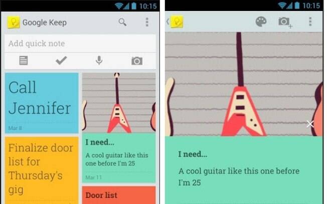 Google Keep é novo aplicativo de anotações do Google