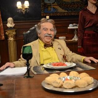 Castrinho na gravação de 'Noite de Arrepiar', especial de fim de ano da Record