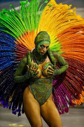 Destaque da Acadêmicos do Cubango. Foto: AgNews