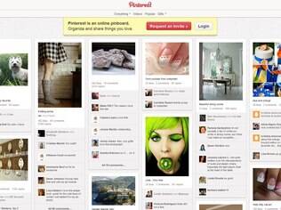 Pinterest: no lugar de mensagens, imagens