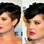 Kelly Osbourne usa sidecut com um toque vintage bem feminino. Foto: Getty Images