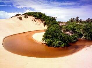 Lagoa Redonda, próxima a Aracaju, oferece belo cenário e diversas opções de ecoturismo