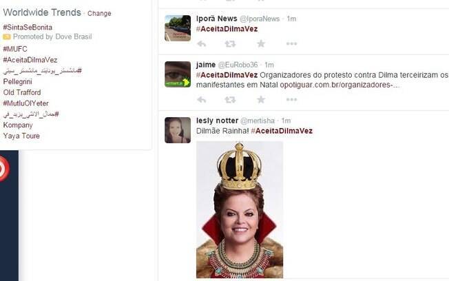 #AceitaDilmaVez