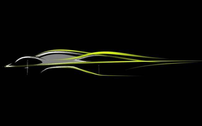Sketch do Projeto AM-RB 001/Nebula da Aston Martin.