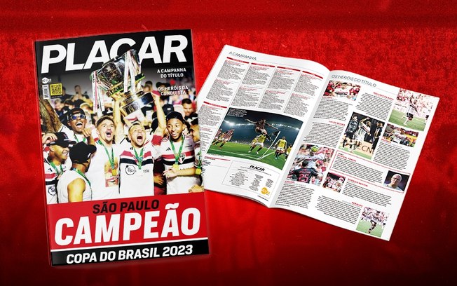 Placar Lan A Revista P Ster Do S O Paulo Campe O In Dito Da Copa Do Brasil