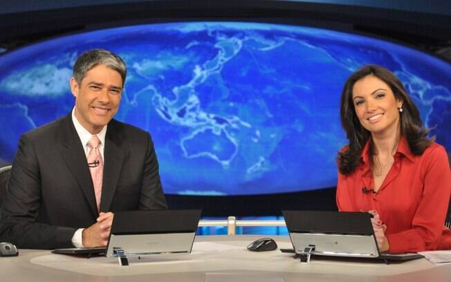 William Bonner e Patrícia Poeta