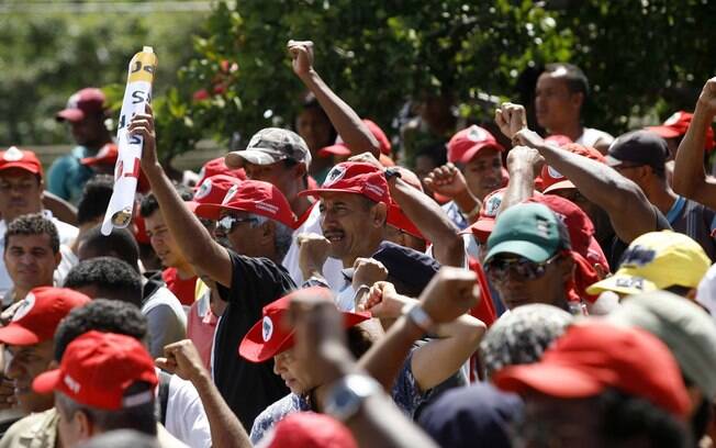 Manifestação do Movimento Sem-Terra na Bahia: 110 assassinatos em 30 anos somente no Estado