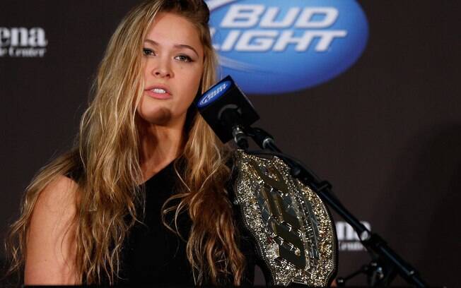Ronda Rousey foi anunciada como a primeira campeã do UFC. Sua estreia é em fevereiro de 2013 contra Liz Carmouche. Foto: Getty Images