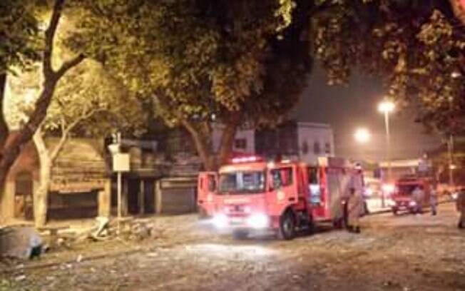Grande explosão em restaurante deixa vítimas soterradas no Rio de Janeiro
. Foto: Reprodução Twitter @Rafaell63006809 