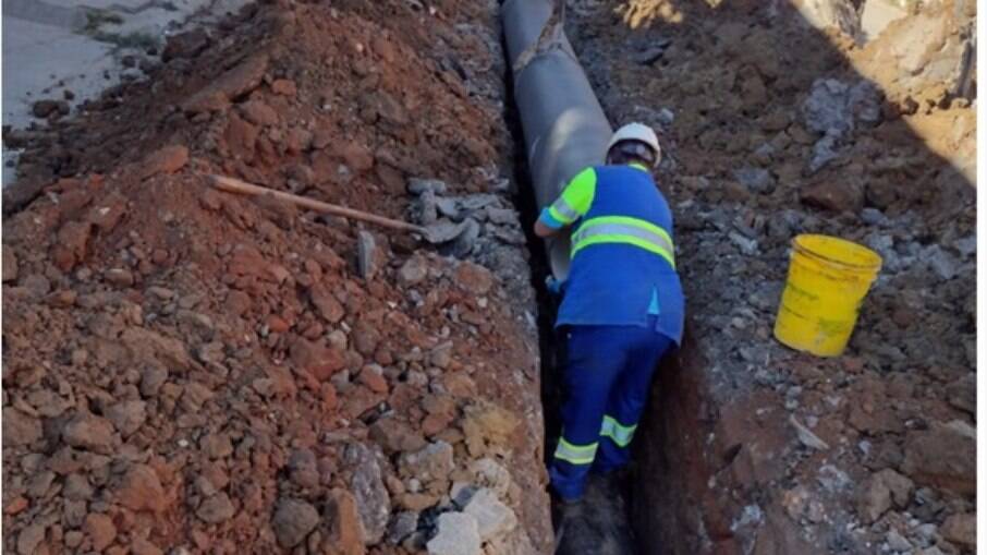 Obras garantem a melhoria contínua do abastecimento de água na cidade