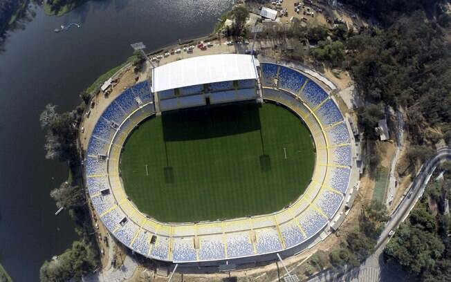 O estádio Sausalito, em Viña del Mar, tem capacidade para 18.000 espectadores e receberá três jogos da competição.. Foto: Agencia Uno via AP