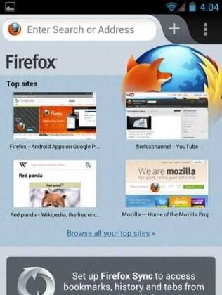Firefox para Android apresenta nova página inicial para facilitar acesso a histórico e favoritos