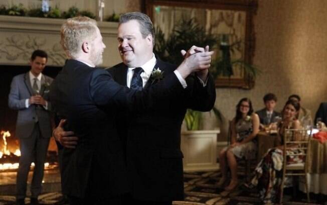 Não faltou nem o momento da valsa no casamento tradicional de Cameron e Mithchell