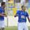Léo e Wellington Paulista celebram o empate da equipe celeste no primeiro tempo. Foto: Futura Press