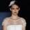 Outro modelo com corpete rendado que lembra uma camisa, em vestido da coleção de Jesus Peirò. Foto: Divulgação/Barcelona Bridal Week