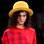 Chapéu do mesmo criador dos modelitos de Boy George. Na passarela de Alexandre Herchcovitch. Foto: Fotoarena