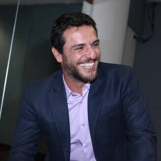 Rodrigo Lombardi no prêmio Sorriso do Bem