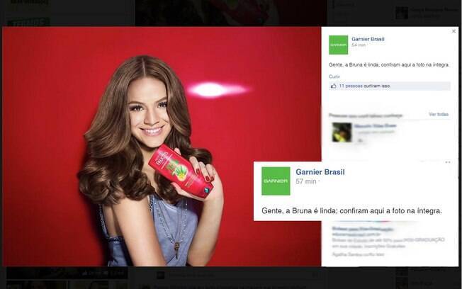 Marca publica foto na íntegra após críticas de campanha com Bruna Marquezine