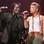 James Brown e Fergie em show na Califórnia, fevereiro de 2005. Foto: Getty Images