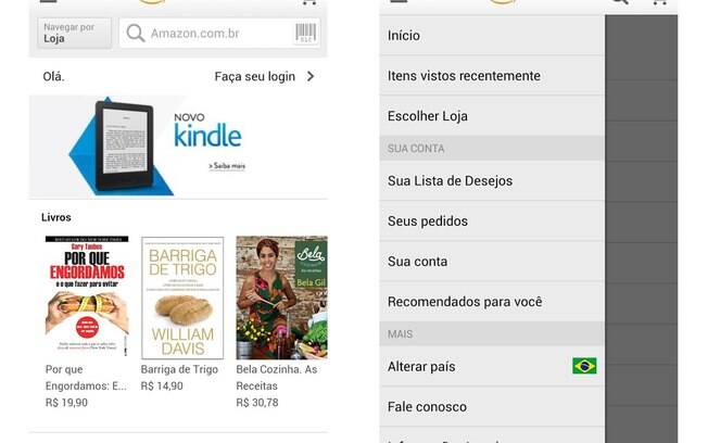 Aplicativo de shopping da Amazon ganhou versão em português para Android e iOS