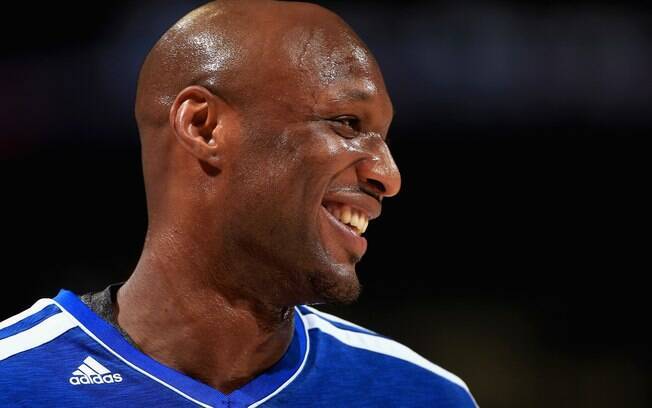 O jogador de basquete Lamar Odom