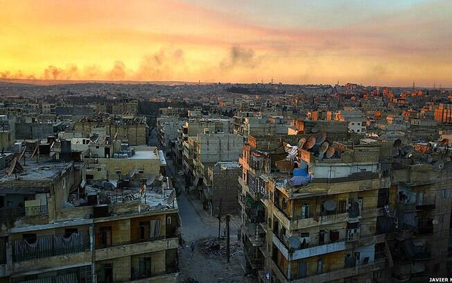 Algumas partes de Aleppo estão totalmente destruídas e abandonadas. Segundo Manzano, se sentem abandonadas pelo mundo (foto Javier Manzano)