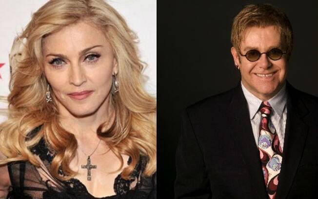 Madonna e Elton John