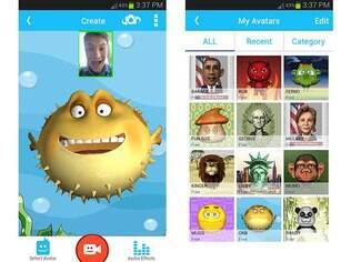 Aplicativo de troca de mensagens animadas com reconhecimento facial criado pela Intel, Pocket Avatars está disponível para usuários de iOS e Android