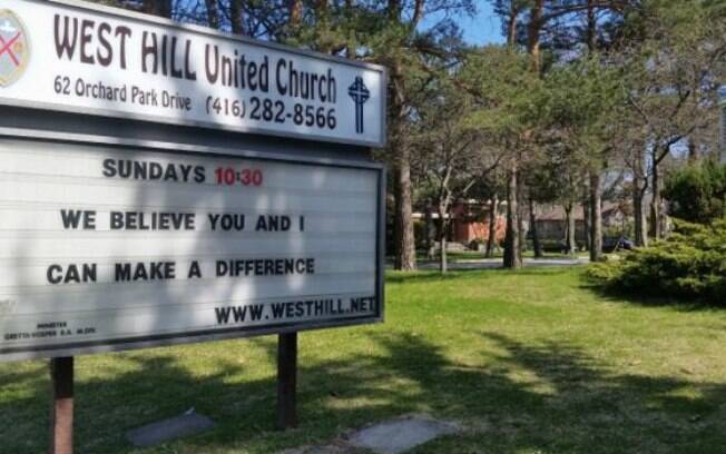 Igreja Unida do Canadá reúne quatro correntes protestantes, incluindo a presbiteriana e a metodista